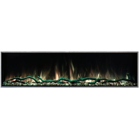 MODERN FLAMES Modern Flames LPS-5614 56 x 14 x 5.5 in. Landscape Pro Slim Built-In Electric Fireplace LPS-5614
